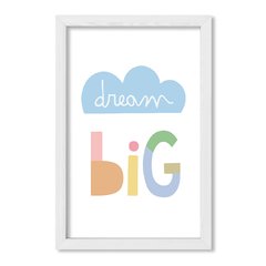 Cuadro Dream big pasteles - comprar online