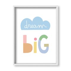Cuadro Dream big pasteles - tienda online