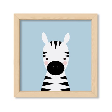 Cuadro Nursery Zebra