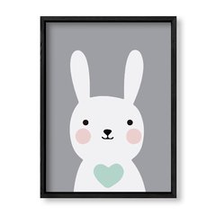 Imagen de Cuadro Nursery Rabbit Heart