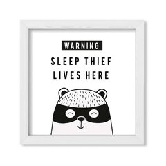 Cuadro Sleep Thief Lives Here - comprar online