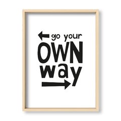 Cuadro Go your own way - El Nido - Tienda de Objetos