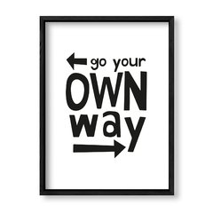 Imagen de Cuadro Go your own way