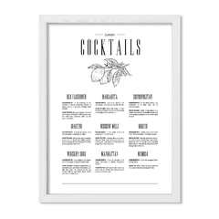 Cuadro Classic Cocktails - comprar online