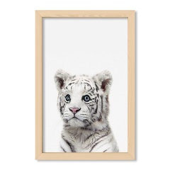 Cuadro Baby Tigre blanco