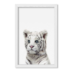 Cuadro Baby Tigre blanco - comprar online