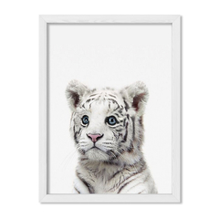 Cuadro Baby Tigre blanco - comprar online