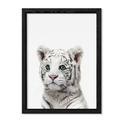 Cuadro Baby Tigre blanco en internet