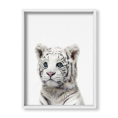 Cuadro Baby Tigre blanco - tienda online