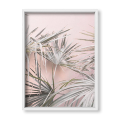 Cuadro Pink Botanic Leaves - tienda online