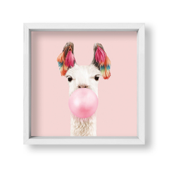 Cuadro Llama Chicle - tienda online