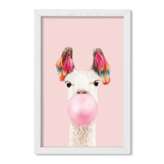 Cuadro Llama Chicle - comprar online