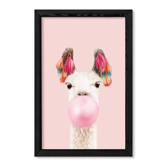 Cuadro Llama Chicle en internet