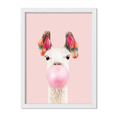 Cuadro Llama Chicle - comprar online
