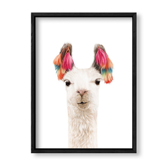 Imagen de Cuadro Baby Lllama Colorida