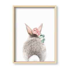 Conejo con flores atras - El Nido - Tienda de Objetos