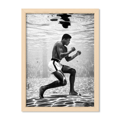 Cuadro Muhammad Ali bajo el agua