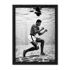 Cuadro Muhammad Ali bajo el agua en internet