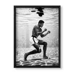Imagen de Cuadro Muhammad Ali bajo el agua