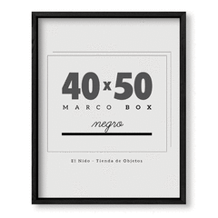 40x50 Box Negro