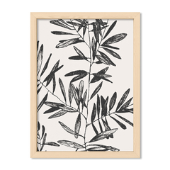 Botanic Leaves Black