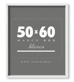 50x60 Box Blanco