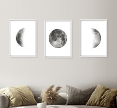 Set 3 Cuadros Moon