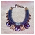 collar 3 lunas blue