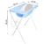 Banheira Plástica Para Bebê Acqua Trio Azul Galzerano - comprar online