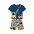 Conjunto Infantil Masculino Camisa Azul + Bermuda Kyly