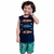 Conjunto Infantil Masculino Regata Marinho + Bermuda Kyly