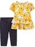 Conjunto 2 Peças Amarelo Flores Child Of Mine By Carter's