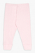 Calça Canelada 0-12M Rosa Dedeka