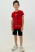 Camisa em Meia Malha Vermelha LucBoo - Helô Imports