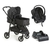 Carrinho de BebêTravel System Olympus New Black Galzerano