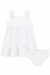 Vestido Tricoline Napoli + Calcinha Branco Kukiê - comprar online
