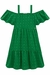 Vestido em Air Flow Coração Verde Kukiê - comprar online