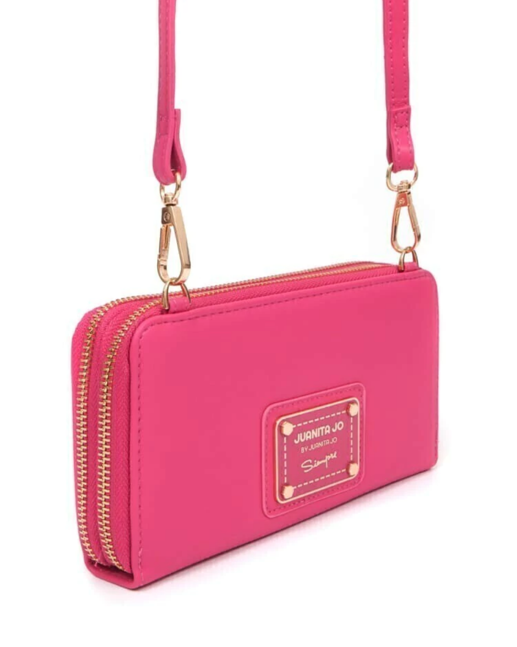 Billetera Fucsia Con Correa Sku 30124 14