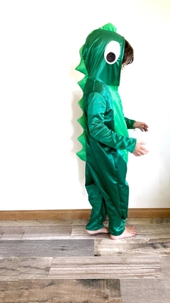 Disfraz de dinosaurio. en internet