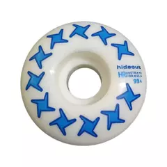 Roda Hideout Logo Circle 99A Branco 53mm