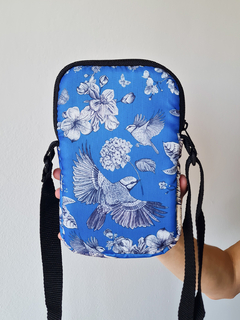 Mini Bag Toile de Jouy Azul - comprar online