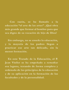 Tratado de la Educación. Padre Jean Viollet - comprar online