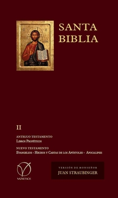 Santa Biblia Straubinger. Dos Tomos. - comprar online