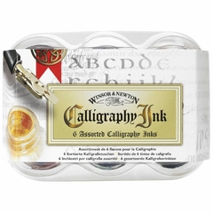 Set Caligrafia Winsor & Newton-6 frascos x30 ml - comprar online