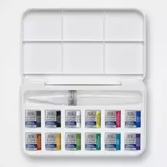 Watercolor Brush Pen Set x12 HP Mezcladora integrada - comprar online