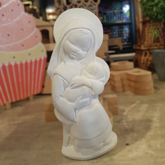 Virgen con Niño con Silla p/c 21cm Código 326 - comprar online