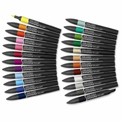 Brushmarker Set Diseño Winsor & Newton x 24 Colores - comprar online