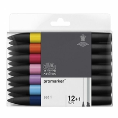 Set Promarker Winsor & Newton x12unid+ 1 Blender