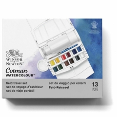 Set de media pastillas Cotman Water Colours x 12pc/pz- Winsor & Newton