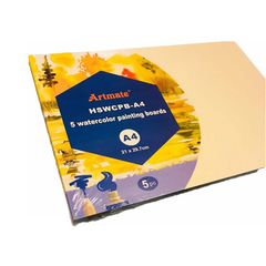 Carton con Papel Artmate para Acuarela 190 Grs. Pack x5unid AHSWCPB